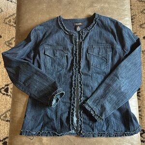 Chicos denim shirt jacket